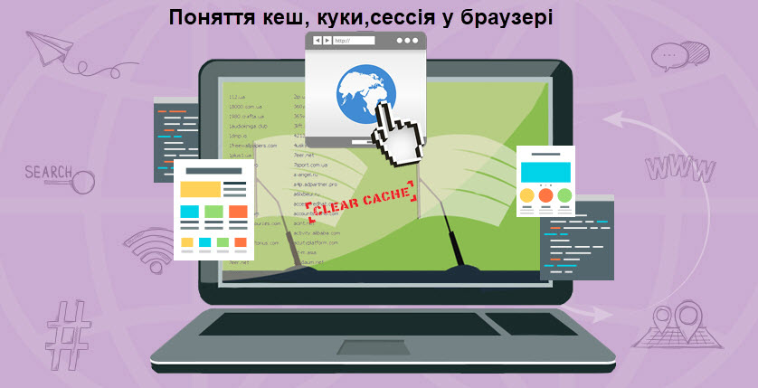 Поняття кеш, куки,сессія у браузері